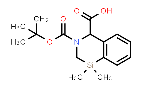CAS No. 2222440-54-0, 3-(tert-Butoxycarbonyl)-1,1-dimethyl-1,2,3,4-tetrahydrobenzo[d][1,3]azasiline-4-carboxylic acid