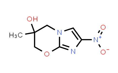 CAS No. 2222660-14-0, 6-Methyl-2-nitro-6,7-dihydro-5H-imidazo[2,1-b][1,3]oxazin-6-ol