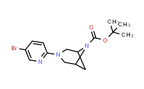 CAS No. 2222757-10-8, tert-Butyl 3-(5-bromopyridin-2-yl)-3,6-diazabicyclo[3.1.1]heptane-6-carboxylate