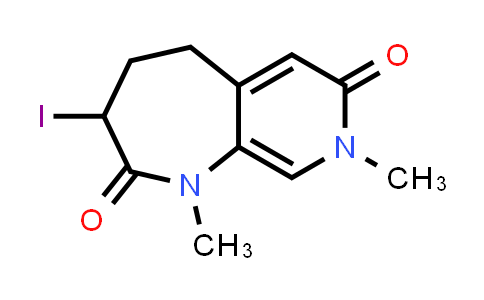 2222856-91-7 | 3-Iodo-1,8-dimethyl-4,5-dihydro-1H-pyrido[3,4-b]azepine-2,7(3H,8H)-dione