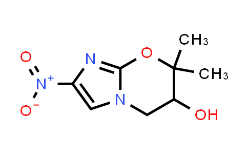 CAS No. 2222986-89-0, 7,7-Dimethyl-2-nitro-6,7-dihydro-5H-imidazo[2,1-b][1,3]oxazin-6-ol