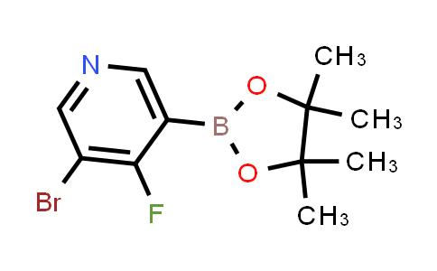 CAS No. 2223012-18-6, 3-Bromo-4-fluoro-5-(4,4,5,5-tetramethyl-1,3,2-dioxaborolan-2-yl)pyridine