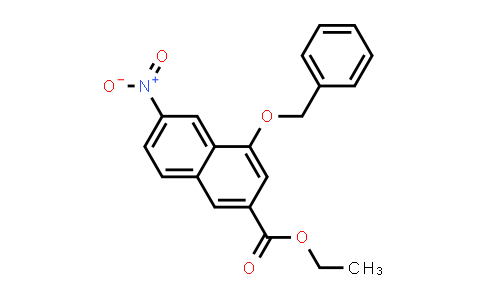 CAS No. 222535-05-9, 2-Naphthalenecarboxylic acid, 6-nitro-4-(phenylmethoxy)-, ethyl ester