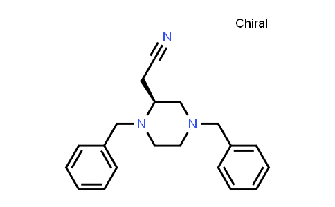 CAS No. 2225787-92-6, (S)-2-(1,4-Dibenzylpiperazin-2-yl)acetonitrile