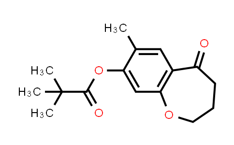 CAS No. 2226905-19-5, 7-Methyl-5-oxo-2,3,4,5-tetrahydrobenzo[b]oxepin-8-yl pivalate