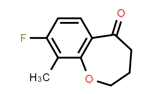 CAS No. 2226905-36-6, 8-Fluoro-9-methyl-3,4-dihydrobenzo[b]oxepin-5(2H)-one