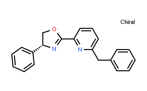 CAS No. 2227390-60-3, 2-[(4R)-4,5-Dihydro-4-phenyl-2-oxazolyl]-6-(phenylmethyl)pyridine