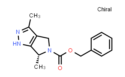 2228971-70-6 | Benzyl (R)-3,6-dimethyl-4,6-dihydropyrrolo[3,4-c]pyrazole-5(1H)-carboxylate