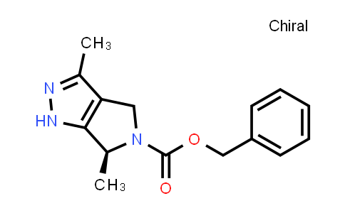 CAS No. 2228971-71-7, Benzyl (S)-3,6-dimethyl-4,6-dihydropyrrolo[3,4-c]pyrazole-5(1H)-carboxylate