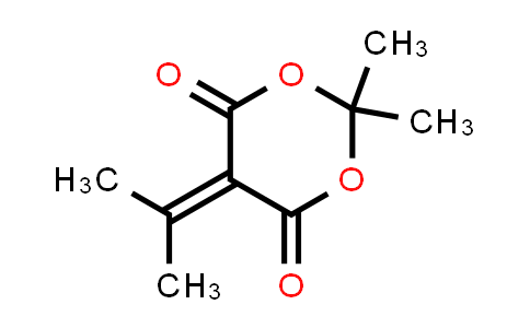 CAS No. 2231-66-5, 2,2-Dimethyl-5-(propan-2-ylidene)-1,3-dioxane-4,6-dione