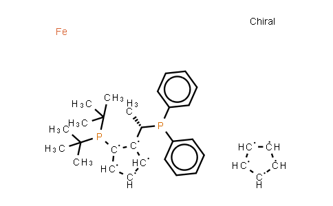 CAS No. 223121-01-5, (1S)-1-[Bis(1,1-dimethylethyl)phosphino]-2-[(1S)-1-(diphenylphosphino)ethyl]ferrocene