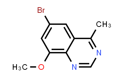 CAS No. 2231399-82-7, 6-Bromo-8-methoxy-4-methylquinazoline