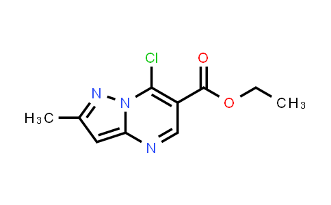 CAS No. 223141-46-6, Ethyl 7-chloro-2-methylpyrazolo[1,5-a]pyrimidine-6-carboxylate