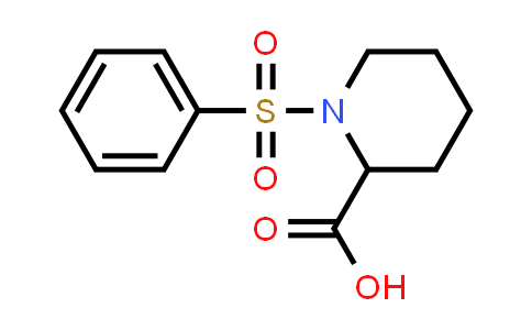 CAS No. 223562-03-6, 1-(Phenylsulfonyl)piperidine-2-carboxylic acid