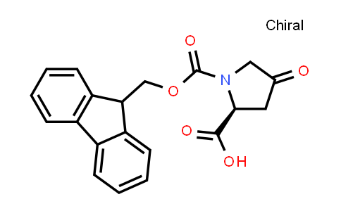 CAS No. 223581-83-7, (S)-1-(((9H-Fluoren-9-yl)methoxy)carbonyl)-4-oxopyrrolidine-2-carboxylic acid