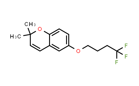 CAS No. 223749-70-0, 2,2-Dimethyl-6-(4,4,4-trifluorobutoxy)-2H-chromene