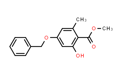 CAS No. 22375-05-9, Methyl 4-(benzyloxy)-2-hydroxy-6-methylbenzoate