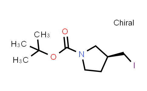CAS No. 224168-68-7, 3(S)-Iodomethyl-pyrrolidine-1-carboxylic acid tert-butyl ester