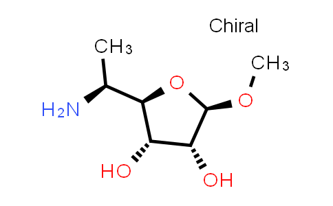 CAS No. 2244622-23-7, (2R,3S,4R,5R)-2-((S)-1-Aminoethyl)-5-methoxytetrahydrofuran-3,4-diol