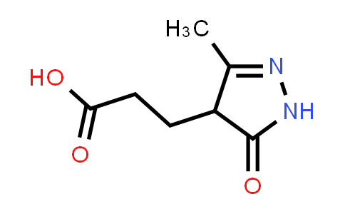CAS No. 224568-17-6, 4,5-Dihydro-3-methyl-5-oxo-1H-pyrazole-4-propanoic acid