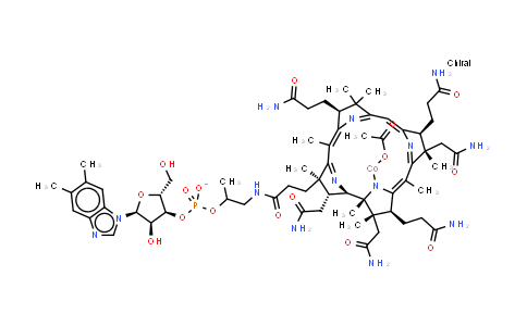CAS No. 22465-48-1, Hydroxocobalamin (acetate)