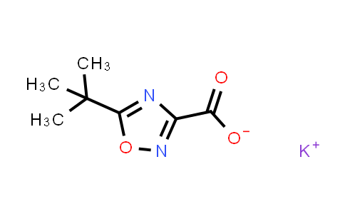 CAS No. 2247616-83-5, Potassium 5-(tert-butyl)-1,2,4-oxadiazole-3-carboxylate