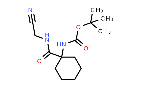 CAS No. 225122-33-8, tert-Butyl (1-((cyanomethyl)carbamoyl)cyclohexyl)carbamate