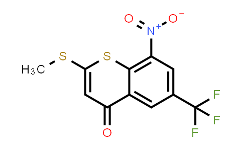 CAS No. 2252473-74-6, 2-(Methylthio)-8-nitro-6-(trifluoromethyl)-4H-thiochromen-4-one
