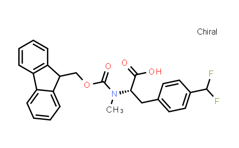 CAS No. 2255321-52-7, (S)-2-((((9H-Fluoren-9-yl)methoxy)carbonyl)(methyl)amino)-3-(4-(difluoromethyl)phenyl)propanoic acid
