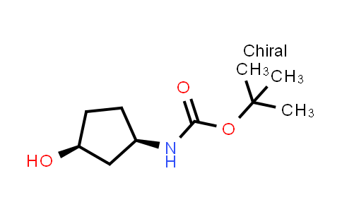 CAS No. 225641-84-9, tert-Butyl ((1R,3S)-3-hydroxycyclopentyl)carbamate