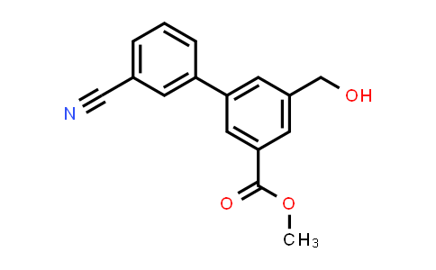 CAS No. 225657-76-1, Methyl 3-(3-cyanophenyl)-5-(hydroxymethyl)benzoate