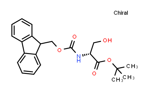 CAS No. 225662-91-9, tert-Butyl (((9H-fluoren-9-yl)methoxy)carbonyl)-D-serinate