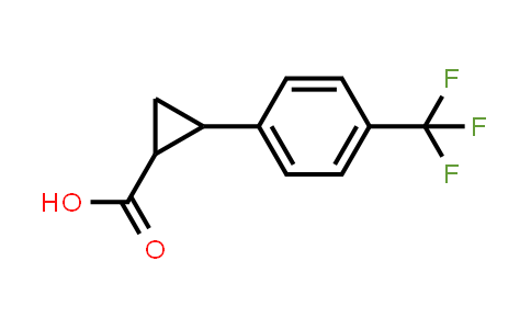 CAS No. 2262-03-5, 2-(4-(Trifluoromethyl)phenyl)cyclopropane-1-carboxylic acid