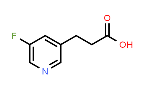 CAS No. 22620-28-6, 3-(5-Fluoropyridin-3-yl)propanoic acid