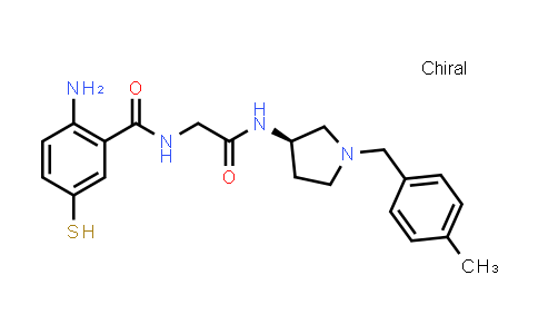 CAS No. 226241-29-8, (R)-2-Amino-5-mercapto-N-(2-((1-(4-methylbenzyl)pyrrolidin-3-yl)amino)-2-oxoethyl)benzamide