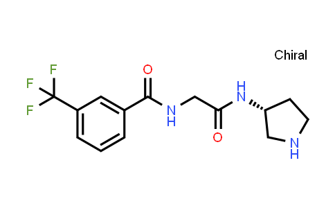 CAS No. 226249-16-7, (R)-N-(2-oxo-2-(pyrrolidin-3-ylamino)ethyl)-3-(trifluoromethyl)benzamide