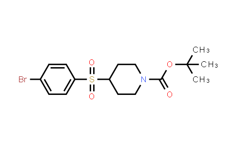 CAS No. 226398-62-5, tert-Butyl 4-(4-bromobenzenesulfonyl)piperidine-1-carboxylate