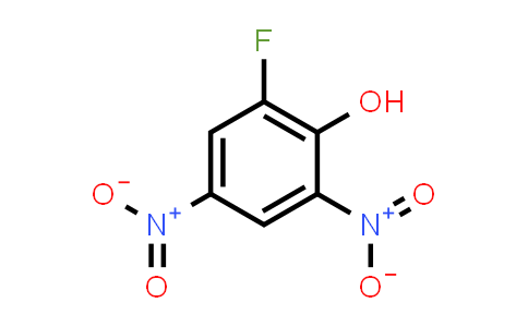 CAS No. 2265-90-9, 2-fluoro-4,6-dinitrophenol