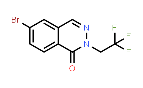 CAS No. 2275750-72-4, 6-Bromo-2-(2,2,2-trifluoroethyl)phthalazin-1(2H)-one