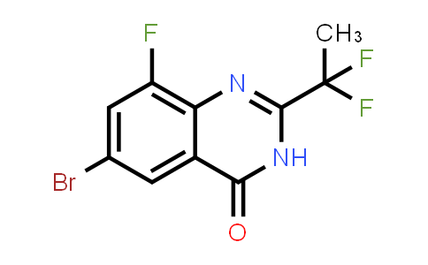 CAS No. 2275752-99-1, 6-Bromo-2-(1,1-difluoroethyl)-8-fluoroquinazolin-4(3H)-one