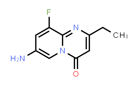 CAS No. 2275753-12-1, 7-Amino-2-ethyl-9-fluoro-4H-pyrido[1,2-a]pyrimidin-4-one