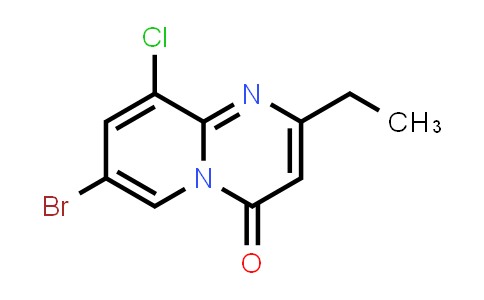 CAS No. 2275753-30-3, 7-Bromo-9-chloro-2-ethyl-4H-pyrido[1,2-a]pyrimidin-4-one