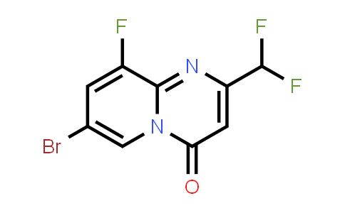 CAS No. 2275753-33-6, 7-Bromo-2-(difluoromethyl)-9-fluoro-4H-pyrido[1,2-a]pyrimidin-4-one