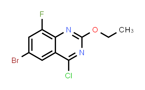 CAS No. 2275753-49-4, 6-Bromo-4-chloro-2-ethoxy-8-fluoroquinazoline