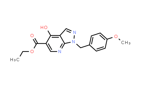 CAS No. 227617-15-4, Ethyl 4-hydroxy-1-(4-methoxybenzyl)-1H-pyrazolo[3,4-b]pyridine-5-carboxylate