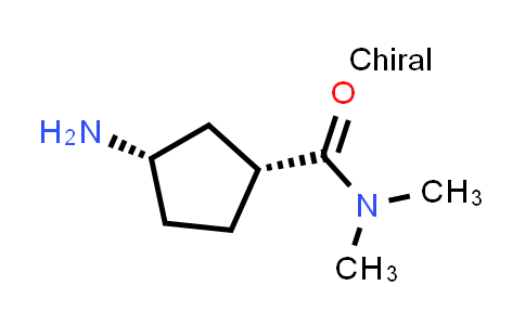 CAS No. 2277471-10-8, (1R,3S)-3-Amino-N,N-dimethylcyclopentane-1-carboxamide