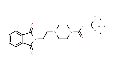 CAS No. 227776-28-5, tert-butyl 4-(2-(1,3-dioxoisoindolin-2-yl)ethyl)piperazine-1-carboxylate