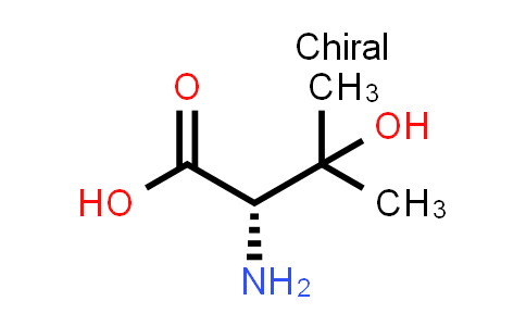 CAS No. 2280-27-5, (S)-2-amino-3-hydroxy-3-methylbutanoic acid