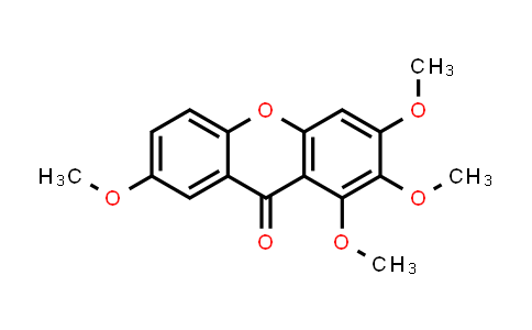 CAS No. 22804-52-0, 1,2,3,7-Tetramethoxyxanthone