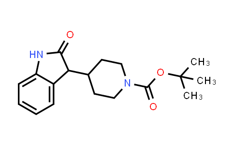 CAS No. 228111-39-5, tert-Butyl 4-(2-oxoindolin-3-yl)piperidine-1-carboxylate